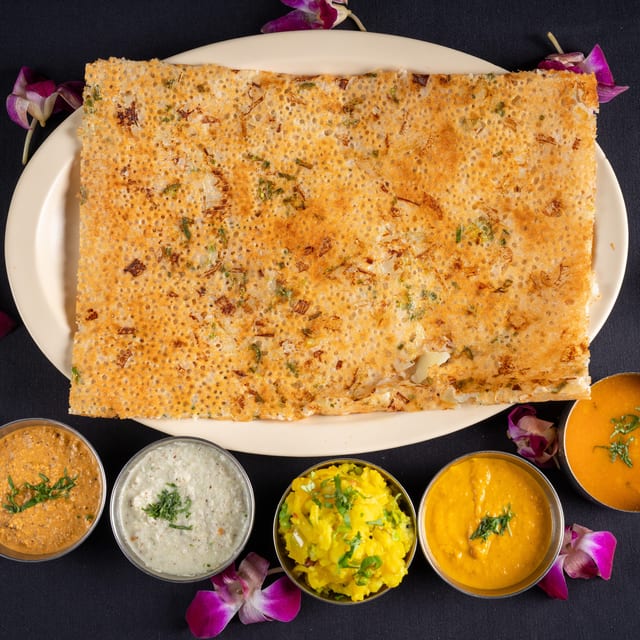 Special Rava Masala Dosa.