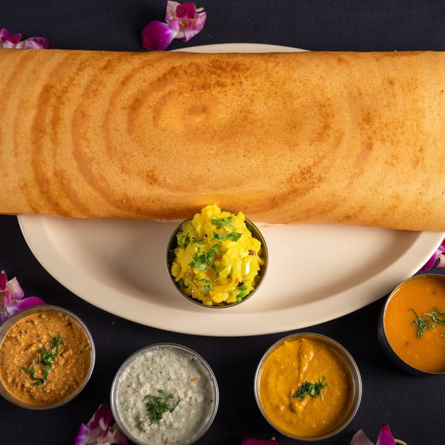 Malogapodi Onion Chili Mysore Masala Dosa.