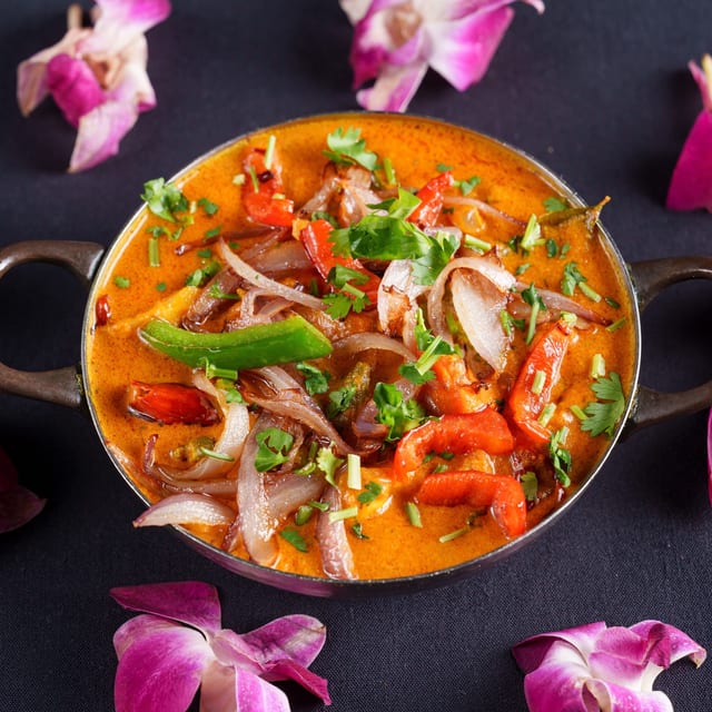 Kadhai Bhindi Masala Curry.