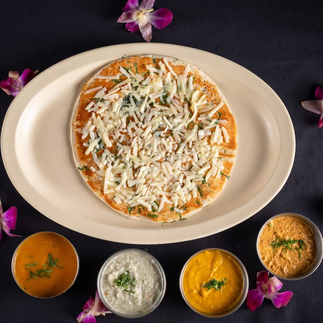 Cheese Plain Uttapam.