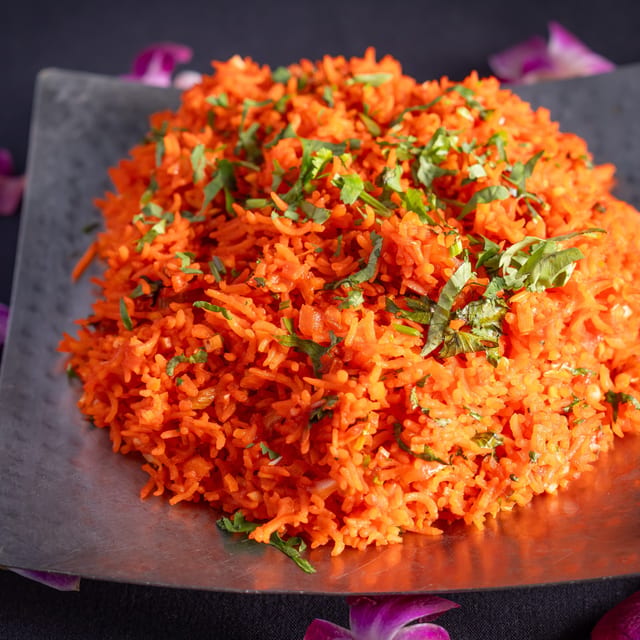 Mushroom Schezwan Fried Rice.