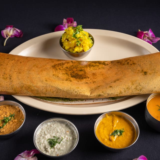 Palak Masala Dosa.