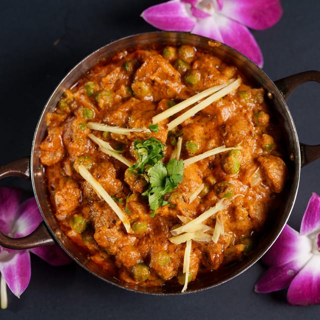 Mushroom Mutter Curry.